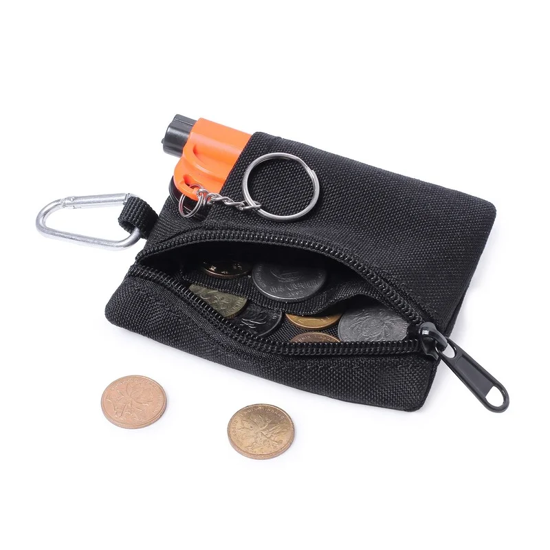 Taktik Cüzdan EDC Molle Kılıfı Taşınabilir Anahtar Kart Durumda Açık Spor bozuk para cüzdanı av çanta Fermuar Paketi Çok Fonksiyonlu Çanta Görüntü 2