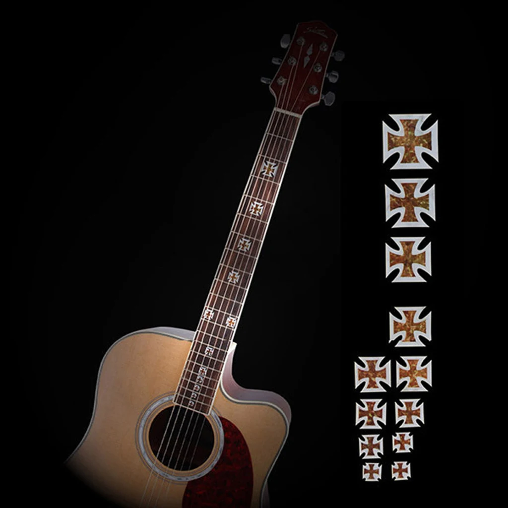 Elektrik Akustik Gitar Boyun Klavye kendin yap çıkartmalar Gitar Müzikal Pratisyenler için Görüntü 3