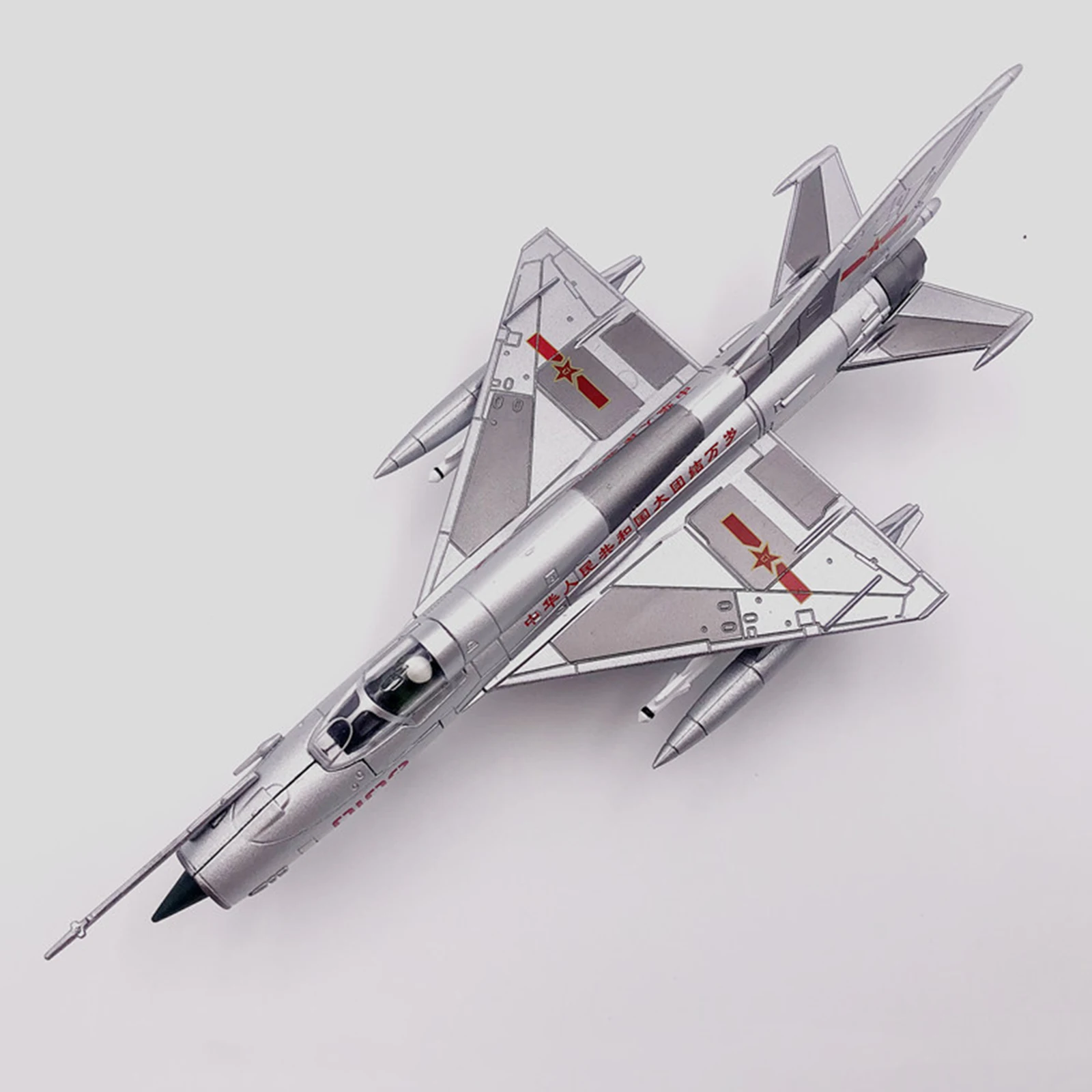 1/72 MIG-21 Ağır Savaş Uçağı Uçak Modeli ev ofis dekorasyonu El Sanatları Görüntü 4