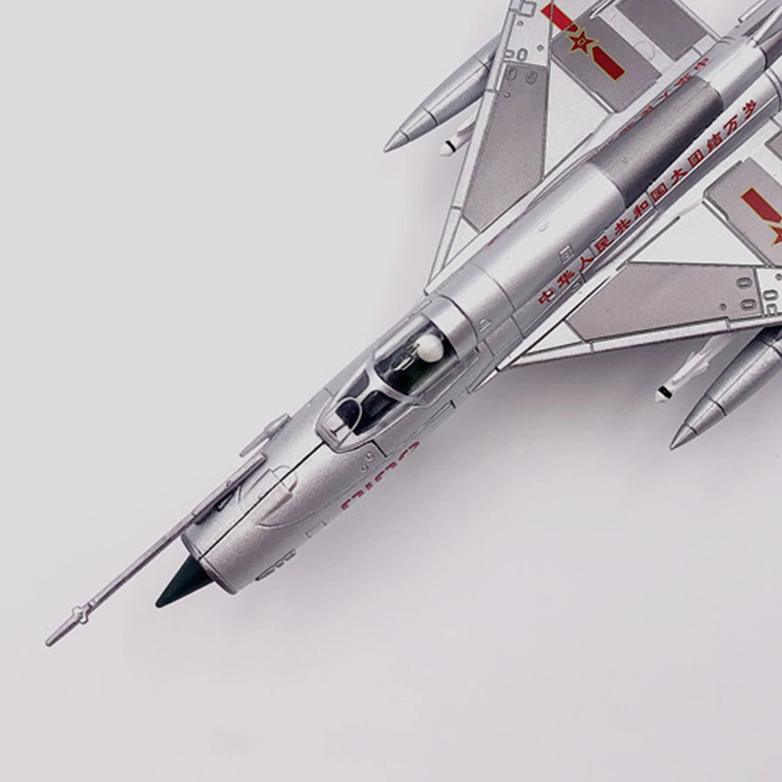 1/72 MIG-21 Ağır Savaş Uçağı Uçak Modeli ev ofis dekorasyonu El Sanatları Görüntü 5