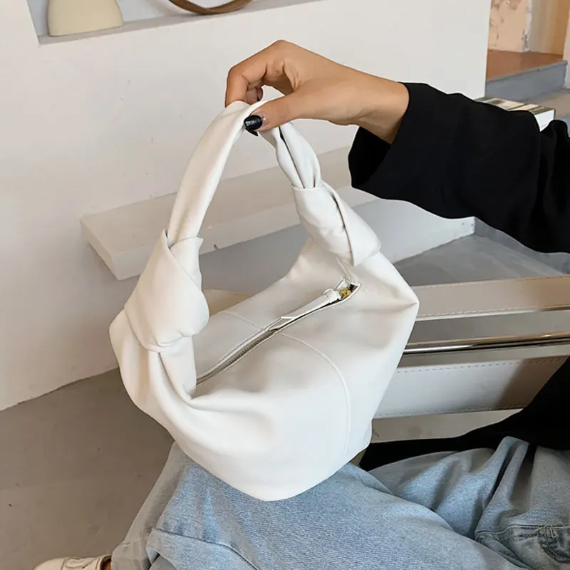YoReAı Kadın Çanta Tasarımcıları Lüks Düz Renk Alışveriş omuz çantaları Kadın Üst kolu Paketi Moda Marka Çanta Bayan için Görüntü 4