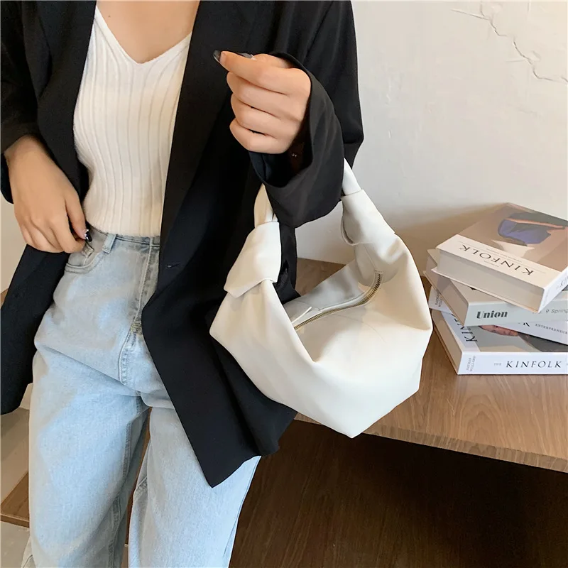 YoReAı Kadın Çanta Tasarımcıları Lüks Düz Renk Alışveriş omuz çantaları Kadın Üst kolu Paketi Moda Marka Çanta Bayan için Görüntü 5
