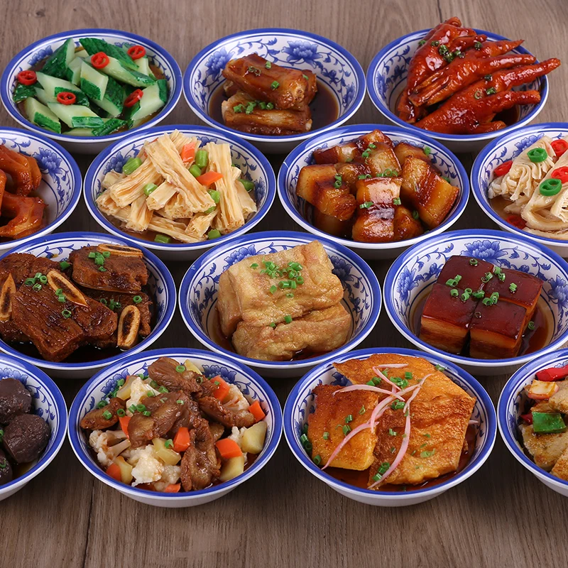 Restoranlar Yemekleri Sahne Aksesuarları Simüle Et Sebze Çin Mutfağı Pretend tabak Pirinç Modeli Görüntü 1