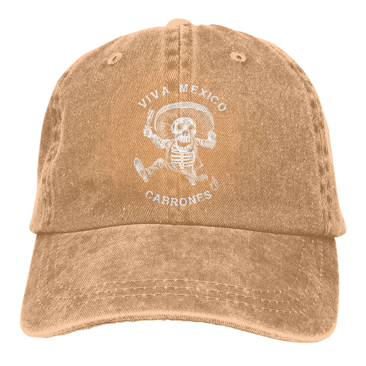 Ayarlanabilir Düz Renk beyzbol şapkası Viva Ölü Mariachi Premium Yıkanmış Pamuk Meksika Şeker Kafatası Komik Spor Kadın Şapka Görüntü 5