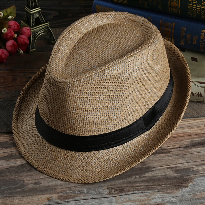 Imixlot Yeni Batı hasır kovboy şapkası Erkekler Retro Rahat güneş şapkaları İlkbahar Yaz Sonbahar Plaj Nefes Kap gorro hombre Görüntü 0