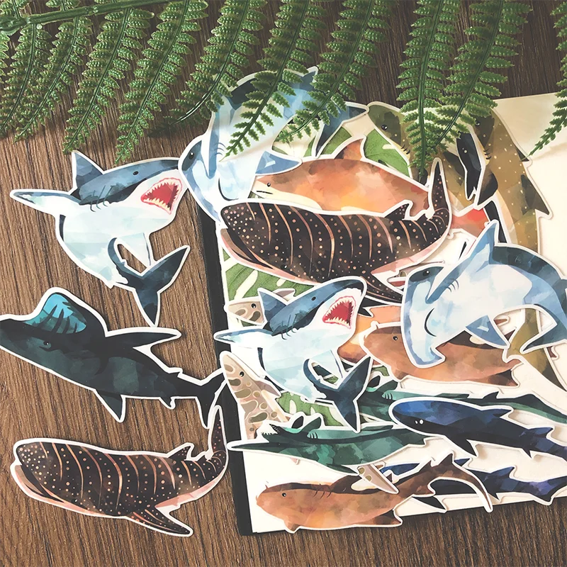 20 adet balina çıkartmaları DIY scrapbooking albümü önemsiz günlüğü mutlu planlayıcısı dekoratif çıkartmalar Görüntü 1