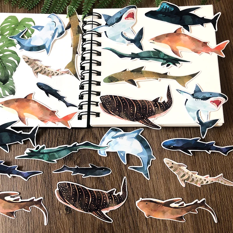 20 adet balina çıkartmaları DIY scrapbooking albümü önemsiz günlüğü mutlu planlayıcısı dekoratif çıkartmalar Görüntü 2