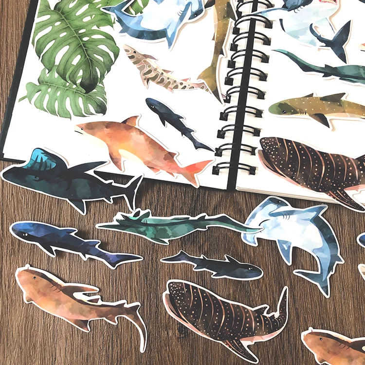 20 adet balina çıkartmaları DIY scrapbooking albümü önemsiz günlüğü mutlu planlayıcısı dekoratif çıkartmalar Görüntü 3