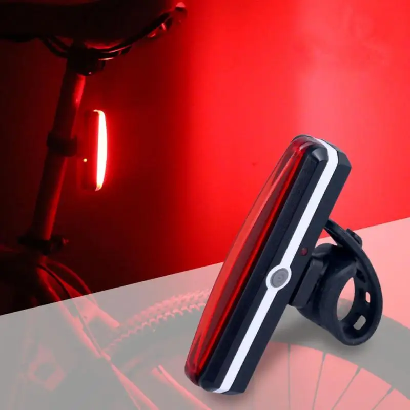 250mAh Bisiklet Arka Lambası 150 Lümen Su Geçirmez USB Bisiklet Arka İşık Yanıp Sönen Modları Gece Bisiklet Uyarı Işığı Bisiklet Aksesuarları Görüntü 0