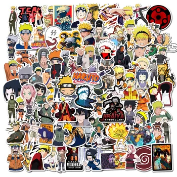 10/50/100 ADET Anime Naruto-Ninja Graffiti Sticker Bagaj Araba Bilgisayar Su Bardağı Mobil Kaykay Gitar Sticker Oyuncak Toptan