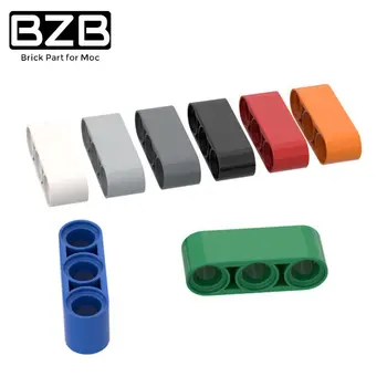 10 adet BZB MOC 32523 1x3 Delikli Kol (Kalın) yüksek teknoloji Yapı Taşı Modeli Çocuklar DIY eğitici oyun Oyuncaklar En İyi Hediyeler