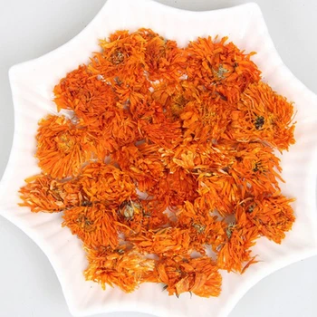 100g doğal kurutulmuş Calendula officinalis çiçek tomurcukları ve doğal kurutulmuş Marigold çiçek tomurcukları
