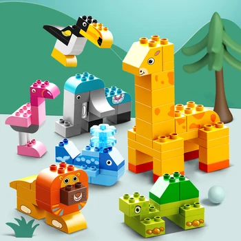 102 Adet Büyük Boy Tuğla Renkli Toplu Tuğla Taban Plakası DIY Yapı Taşları blok oyuncaklar Çocuklar İçin Hediye Etiketi