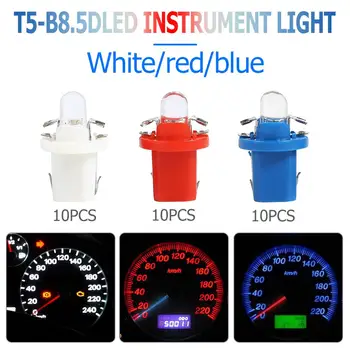 10x T5 B8.5D LED Araba Dashboard Ampuller gösterge paneli panel aydınlatma Ampuller Daha İyi Koruma Otomotiv Devreleri
