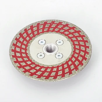 125mm Elektrolize Elmas Testere Bıçağı Galvanizli Kesme Sac taşlama diski Parlatma İçin Mermer Granit Seramik Karo Taş