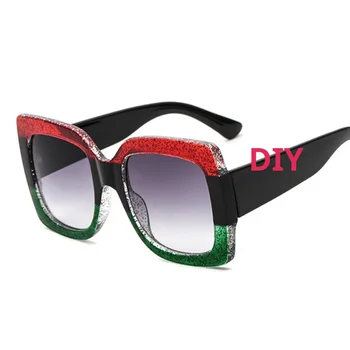 2022 Yeni Kare Güneş Kadınlar Lüks Marka Tasarımcısı Kadın Ayna güneş gözlüğü Vintage güneş gözlüğü Parti Kadın Gözlük UV400