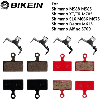 4 Pairs Reçine / seramik / Tam metal MTB Bisiklet Bisiklet disk fren Balataları ShimanoM988 M985 XT / TR M785 / SLX M666 M675 / Deore M615 S700