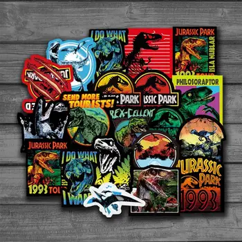 75 Adet Serin Hayvanlar Çıkartmalar Jurassic Dinozor Serisi Anime Graffiti Sticker Bagaj Dizüstü Kaykay Araba Çıkartması Çocuk Oyuncak