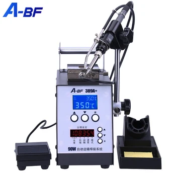 A-BF Yüksek Frekanslı Otomatik Lehimleme İstasyonu Endüstriyel Ayak Tipi Sıcaklık Ayarlanabilir Kaynak İstasyonu Kalay Besleme Makinesi