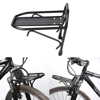 Alüminyum Alaşım MTB Yol Bisiklet Bisiklet Bisiklet Ön Raf Taşıyıcı sept çanta Bagaj raf aparatı Gövde Bisiklet Parçaları için