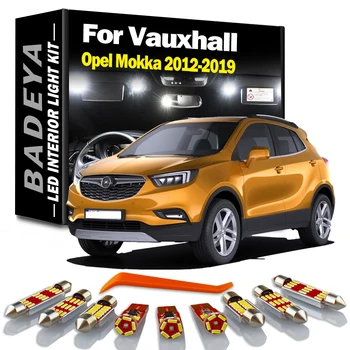 BADEYA 12 Adet LED İç Ampuller Kiti Vauxhall Opel Mokka 2012 2013 2014 2015 2016 2017 2018 2019 Araba Aksesuarları Canbus
