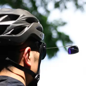 Bisiklet Gözlük Ayna Alüminyum Alaşım Bisiklet Gözlük Dikiz 360 Ayarlanabilir Kask Dağı Kask Ayna Arka Bisiklet Aksesuarları
