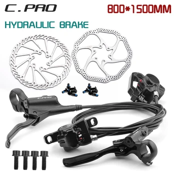 C-PRO HD-006 Hidrolik fren 800mm / 1500mm bisiklet fren G3 / HS1 160mm dağ bisikleti hidrolik fren