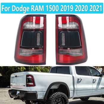 Dodge RAM 1500 2019 için 2020 2021 LED Araba Arka Kuyruk İşık Uyarı Dur Fren Sis Lambası Dönüş sinyal ışığı Araba Aksesuarları