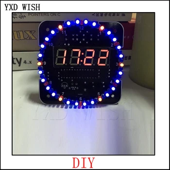 DS1302 Dönen LED ekran alarmı Elektronik Saat Modülü DIY KİTİ arduino için LED Sıcaklık Göstergesi