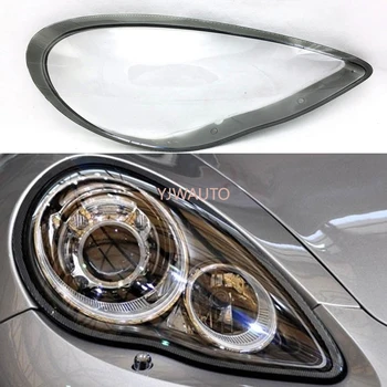 Far camı Porsche Panamera 2010 İçin 2011 2012 2013 Far Kapağı Araba Yedek Kafa Lambası Otomatik Kabuk
