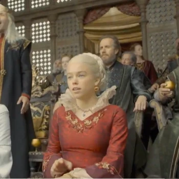 Film Drama Evi Ejderha Sezon 1 Prenses Rhaenyra Targaryen Küpe Oval Yakut Küpe Hayranları İçin Takı