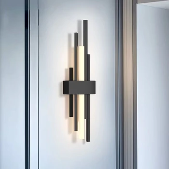 Iskandinav modern ışık lüks Avrupa ve Amerikan yaratıcı tasarım high-end mobilya iç dekorasyon yeni led duvar lambası