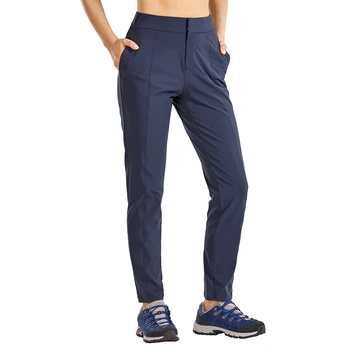 Kadın yürüyüş pantolonu Kalın Hafif Yüksek Rise Hızlı Kuru Rahat İş Atletik Pantolon Seyahat Joggers-29 inç