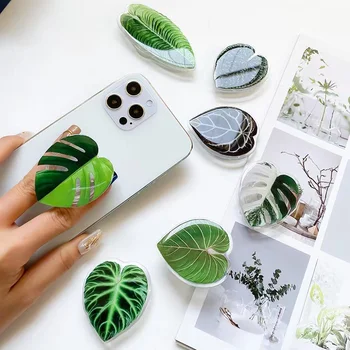 Kore Tarzı telefon tutucu Kavrama Griptok Hava Kesesi Dama Tahtası Bitki modelleme Cep Telefonu Parmak Braketi Cep Telefonu Aksesuarları