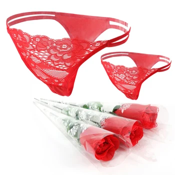 Kırmızı Gül Çiçek Kadın G-String Thongs Seksi Dantel Lingeries Külot Seksi İç Çamaşırı Günaha İç Çamaşırı Külot Yetişkin Oyunları seks