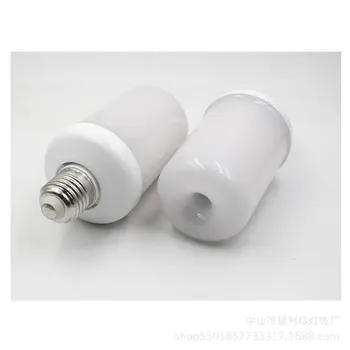 LED 12V Alev lamba E27 E26 Ampul Alev etkisi
