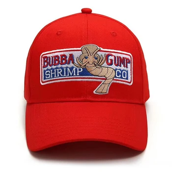 Moda Tasarım şapka 1994 BUBBA GUMP KARİDES beyzbol şapkası erkek kadın Spor şapka Yaz Kap Işlemeli rahat Şapka Forrest Gump caps