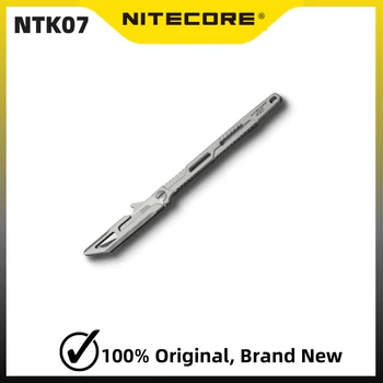 NİTECORE NTK07 Ultra-İnce Yekpare Titanyum TC4 Ti alaşım hafif açık çok amaçlı Aracı