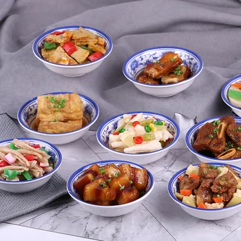 Restoranlar Yemekleri Sahne Aksesuarları Simüle Et Sebze Çin Mutfağı Pretend tabak Pirinç Modeli