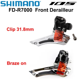 Shimano 105 R7000 Ön Vites 2x11 Hız lehim 31.8 mm Kelepçe Bandı FD-R7000 5800 Bisiklet Orijinal Parça