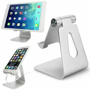 Tablet Standı Ayarlanabilir Katlanabilir Tablet Tutucu iPhone 11 için Xiaomi mi 9Aluminium Alaşım Masaüstü Standı İçin iPad mini / iPad Hava