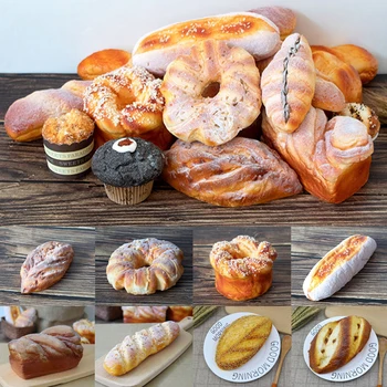 Yapay Ekmek Sahte Ekmek Yumuşacık Ekmek Şenlikli Parti Kaynağı Simülasyon Gıdalar Modeli Fotoğraf Ekmek Prop