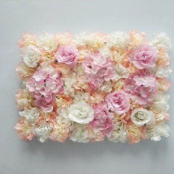 Yüksek Kalite Gül yapay çiçek Duvar Paneli Dekor Zemin Düğün Parti Olay Doğum Günü Dükkanı Sahne Çiçek Duvar Özelleştirilmiş