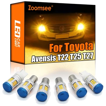 Zoomsee Canbus Toyota Avensis İçin T22 T25 T27 1997-2018 Hiçbir Hyper Flaş Hata Araba LED Ön Arka Dönüş sinyal ışığı Göstergesi Ampul